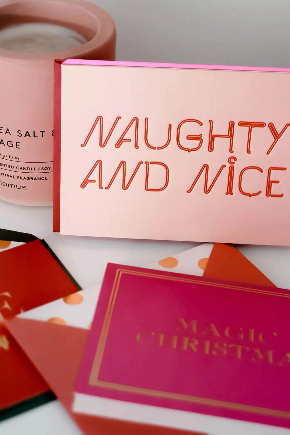 Naughty And Nice Greeting Card Paper Provision 