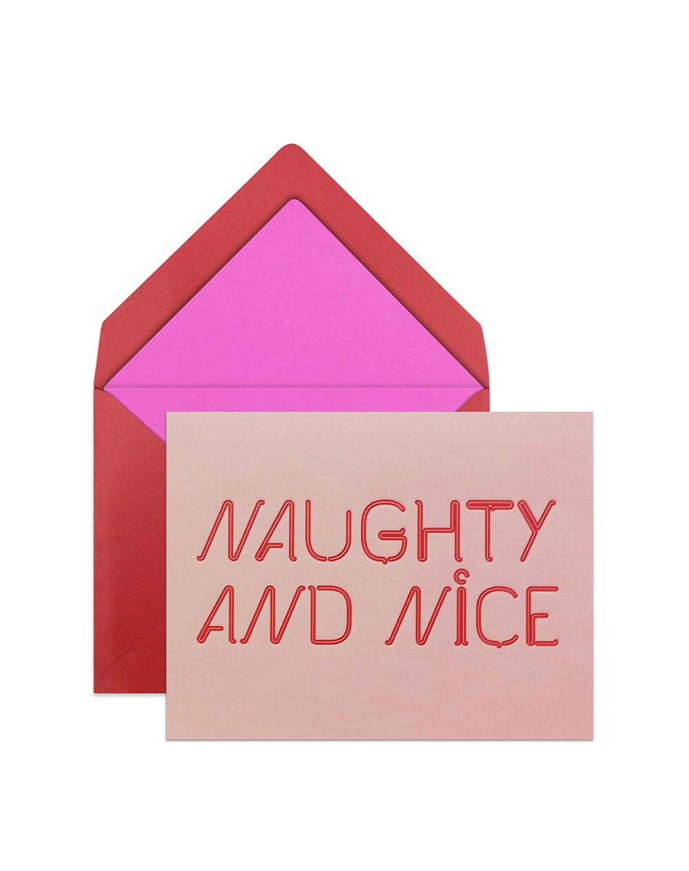 Naughty And Nice Greeting Card Paper Provision 