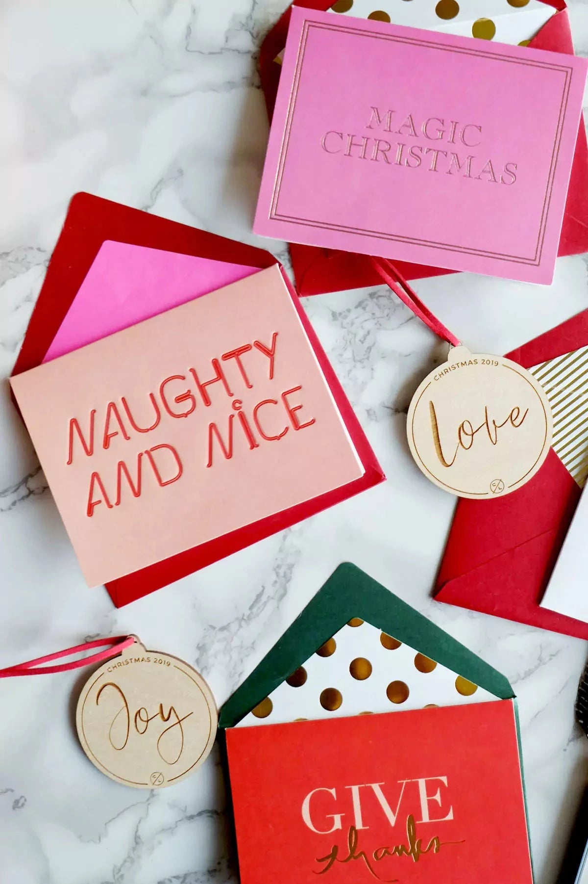 Naughty And Nice Greeting Card Paper Provision 