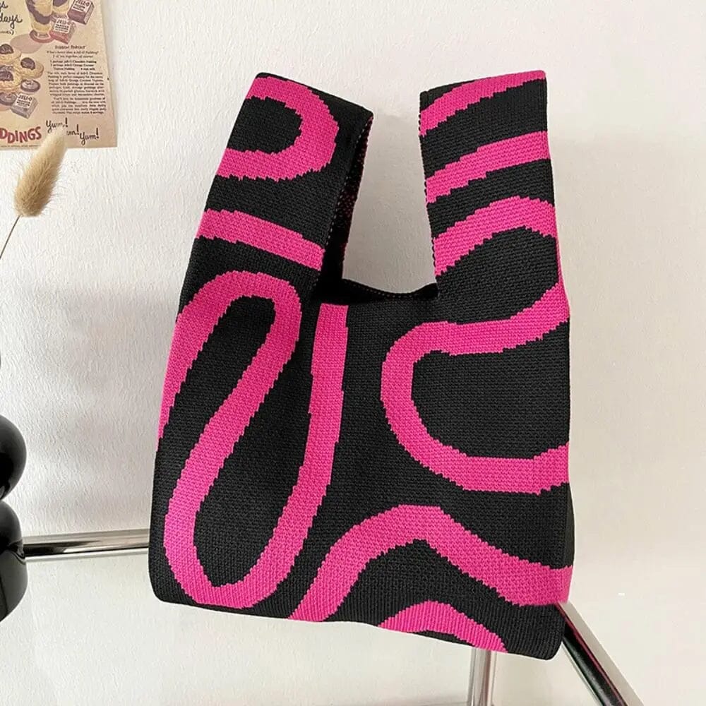 NEW: Luna Black & Pink Maze AustralCraft Tote AustralCraft Tote Bag Great Functional Goods 