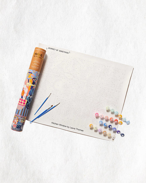 PAINT BY NUMBERS CRAFT KIT: KITCHEN WINDOW Paint By Numbers Great Functional Goods 