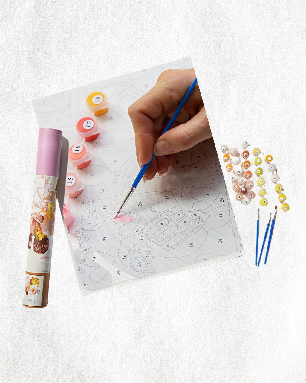 PAINT BY NUMBERS CRAFT KIT - PINK HAZE Paint By Numbers Great Functional Goods 