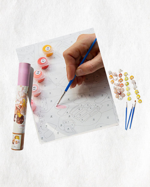 PAINT BY NUMBERS CRAFT KIT - PINK HAZE Paint By Numbers Great Functional Goods 
