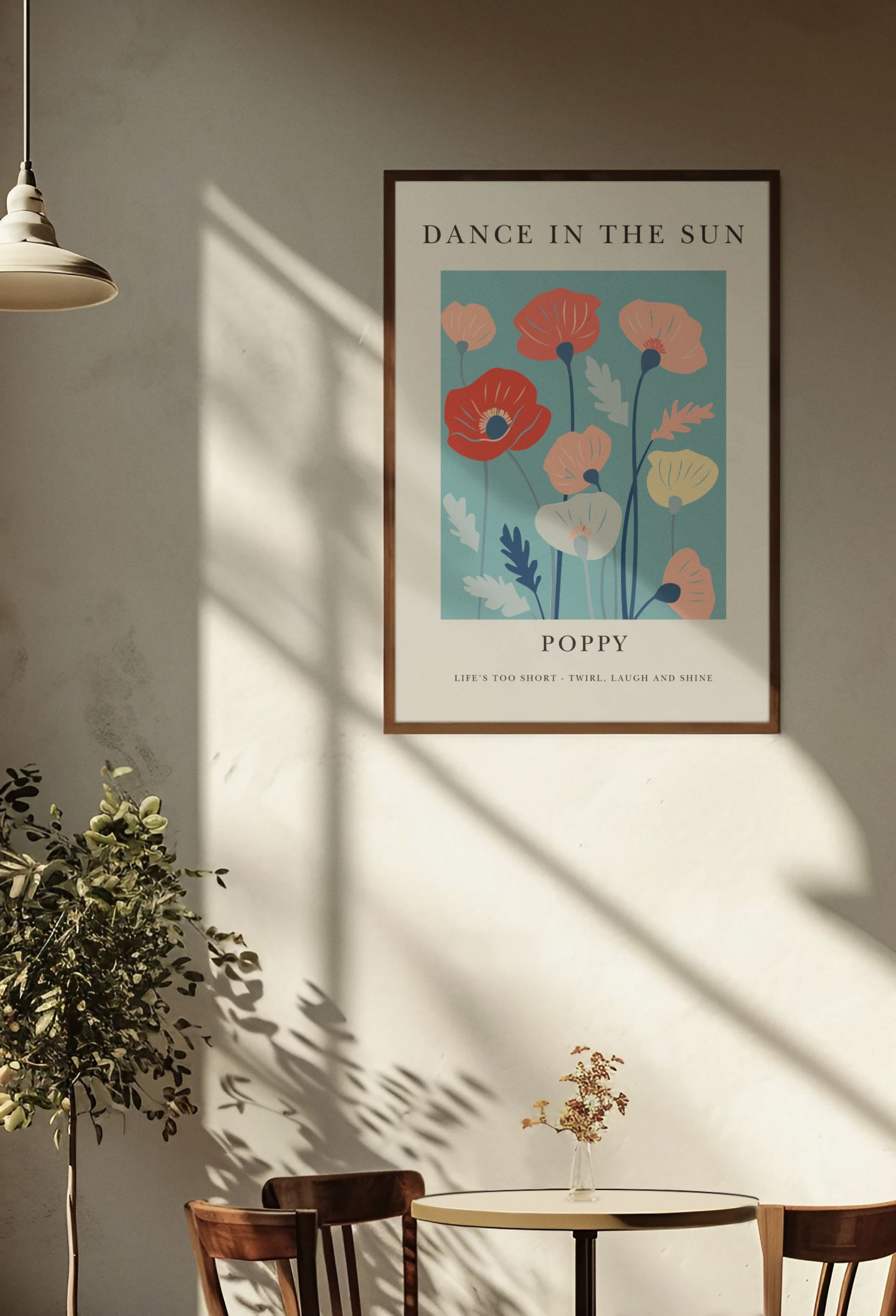 Poppy Dance in the Sun Art Print Wall Art Print Great Functional Goods Digital Download A2 Size 