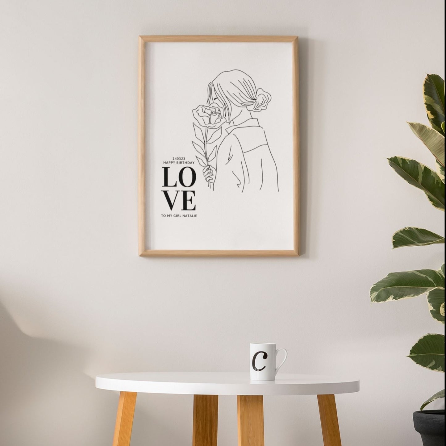 Portrait Illustration Art Print PERSONALISED ART PRINT Great Functional Goods 