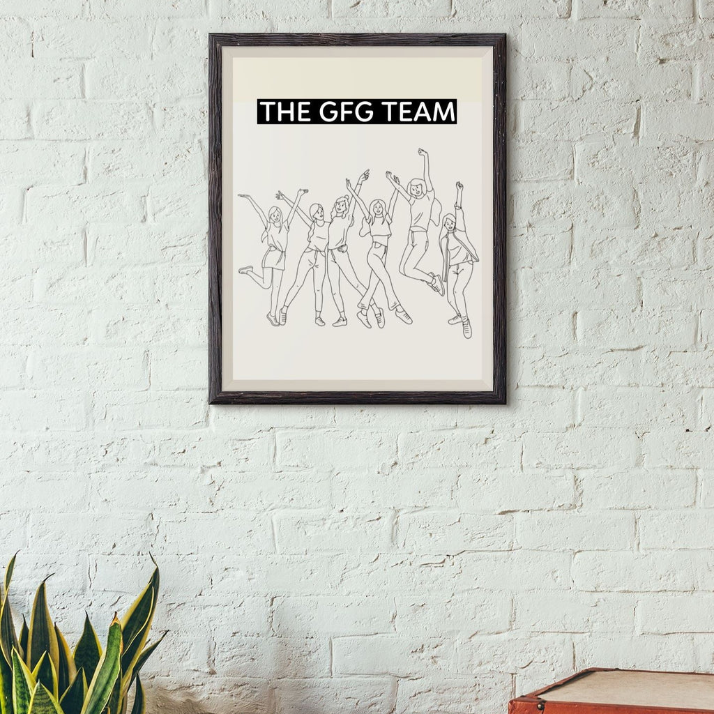 Portrait Illustration Art Print PERSONALISED ART PRINT Great Functional Goods 6 Digital Files 