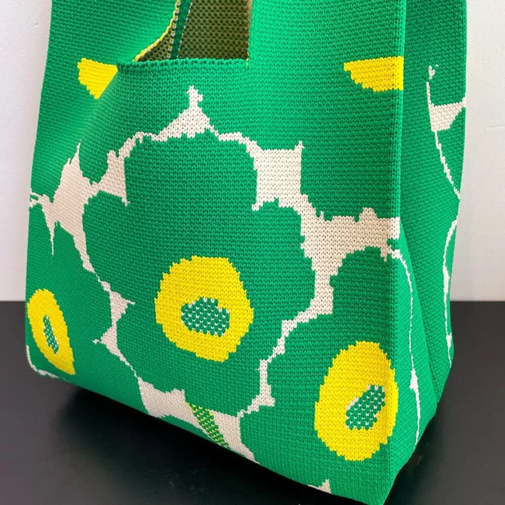 PREORDER: Aster Floral Green AustralCraft Tote Bag AustralCraft Tote Bag Great Functional Goods 