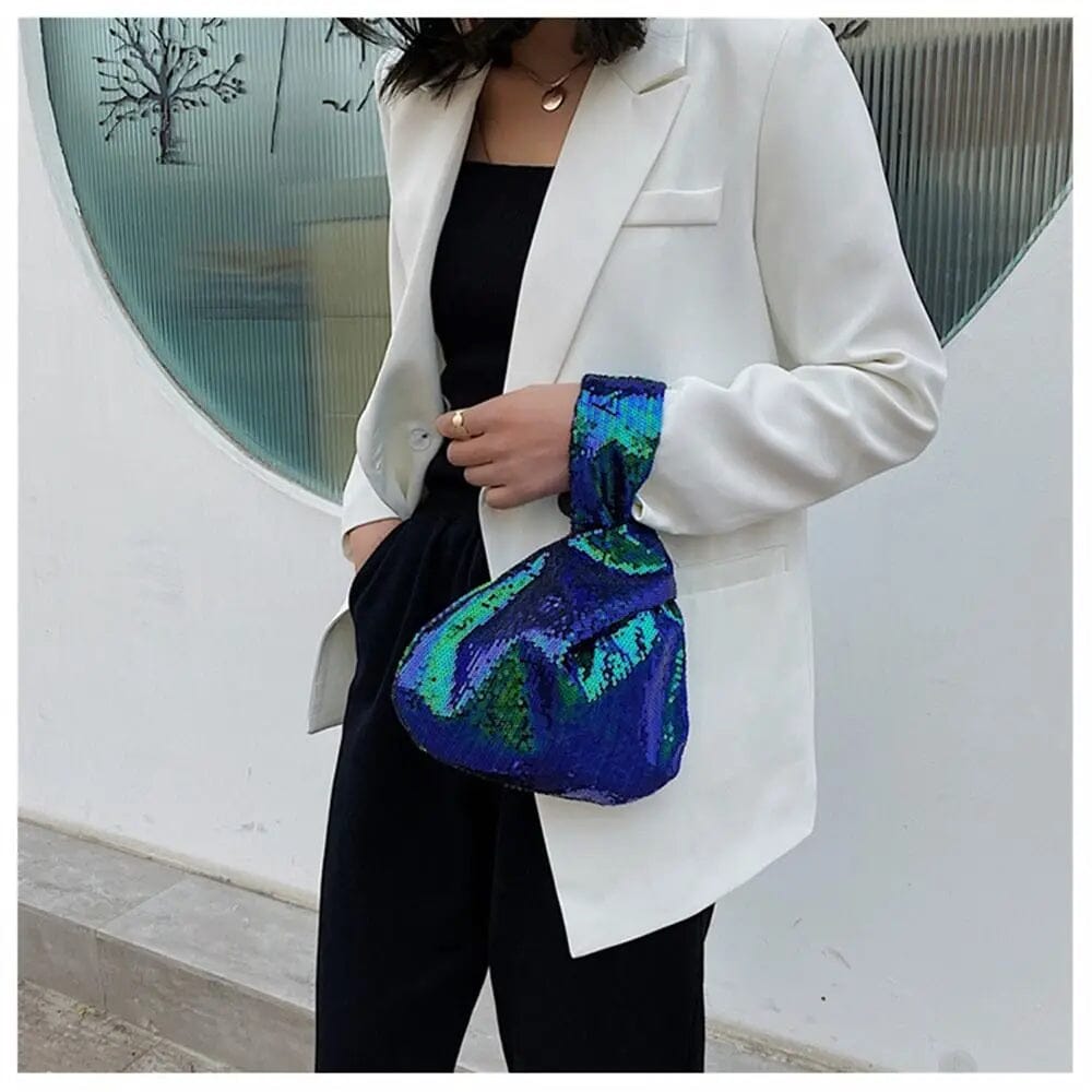 PREORDER: Party Sequins Blue/Green AustralCraft Tote Bag AustralCraft Tote Bag Great Functional Goods 