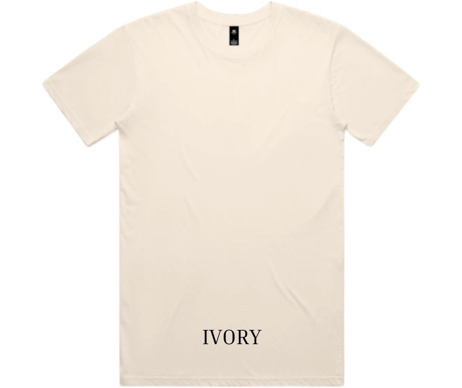 PREORDER: Personalised T-Shirt With Your Logo Or Image Personalised T-Shirt Great Functional Goods Ivory 