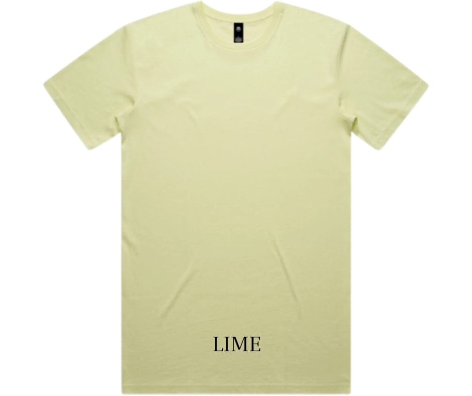 PREORDER: Personalised T-Shirt With Your Logo Or Image Personalised T-Shirt Great Functional Goods Lime 