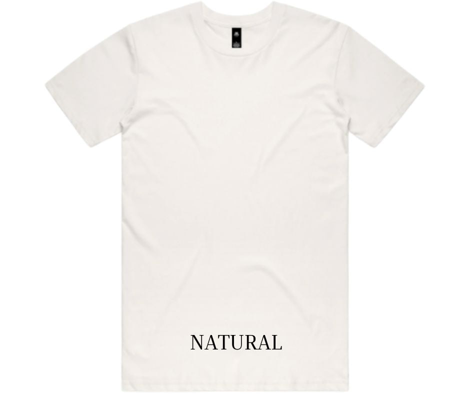 PREORDER: Personalised T-Shirt With Your Logo Or Image Personalised T-Shirt Great Functional Goods Natural 