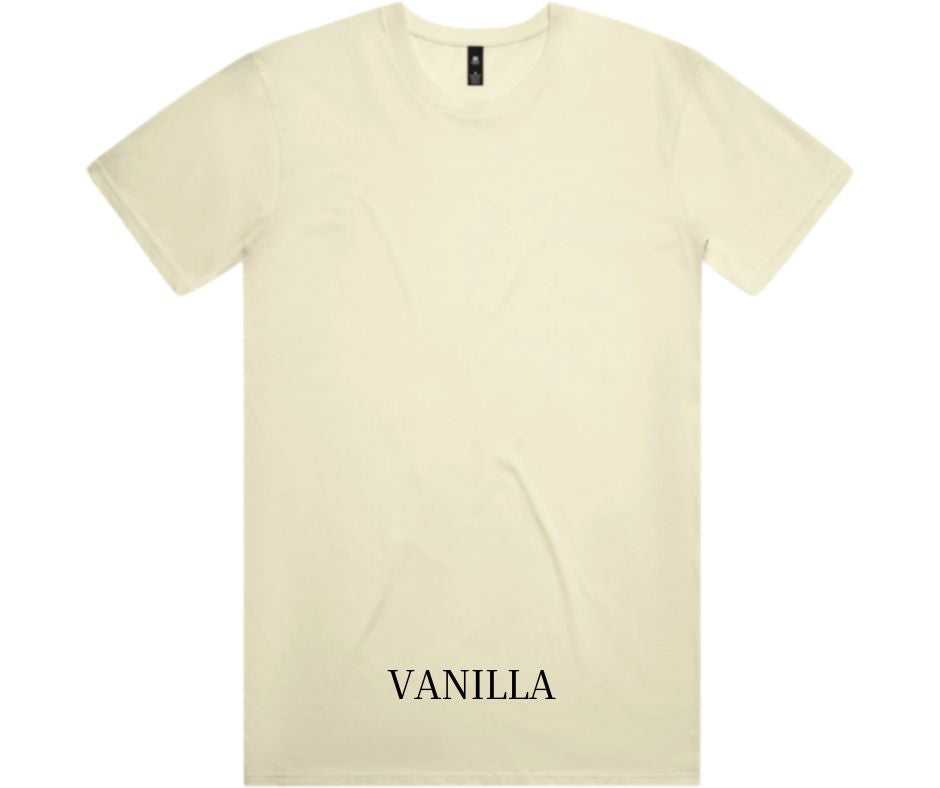 PREORDER: Personalised T-Shirt With Your Logo Or Image Personalised T-Shirt Great Functional Goods Vanilla 