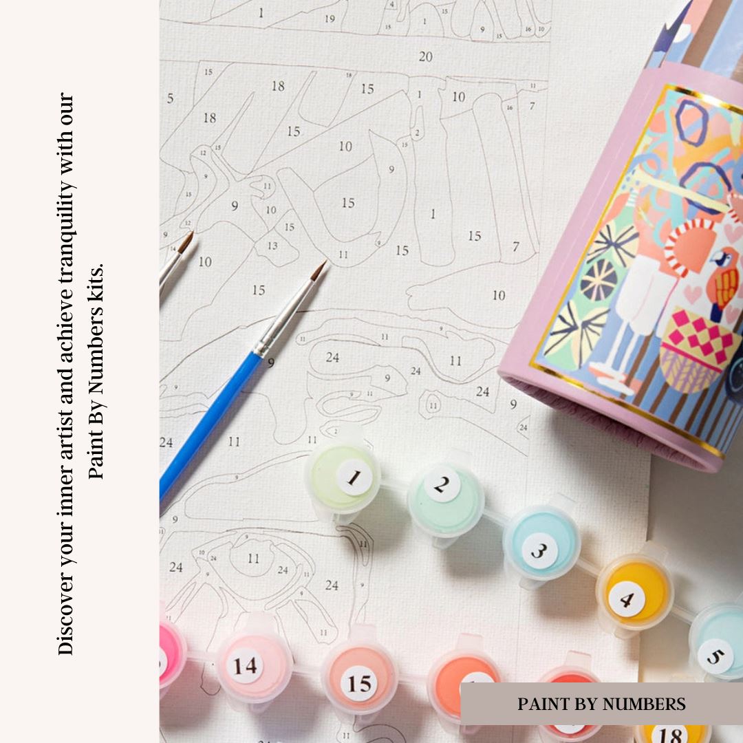 PREORDERS: PAINT BY NUMBERS CRAFT KIT: KITCHEN WINDOW Paint By Numbers Great Functional Goods 