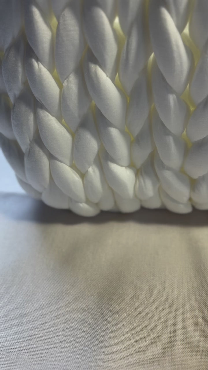 White Marshmallow Baggu (Fabric)