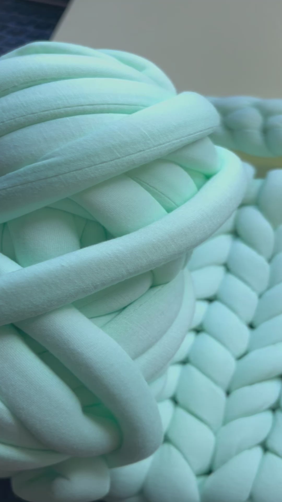 Peppermint Marshmallow Baggu (Fabric)