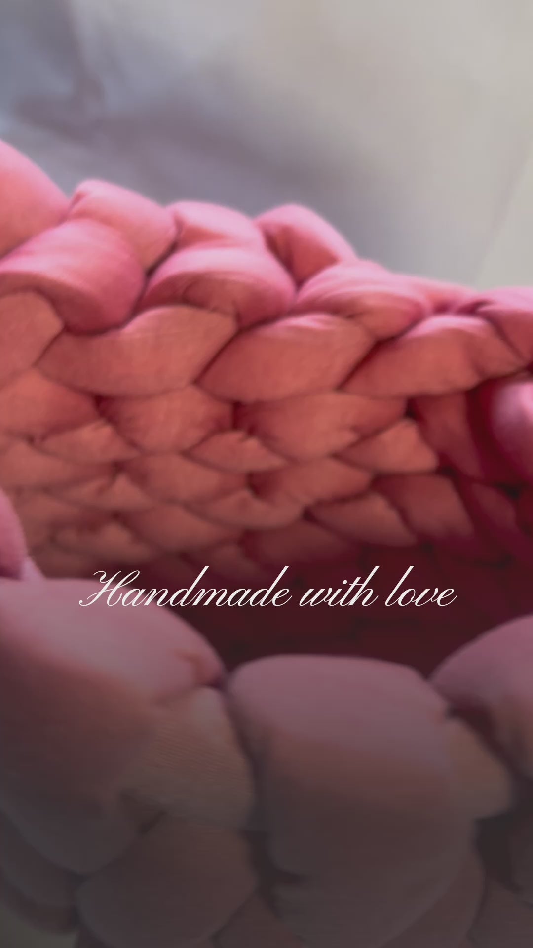 Crimson Marshmallow Baggu (Fabric)