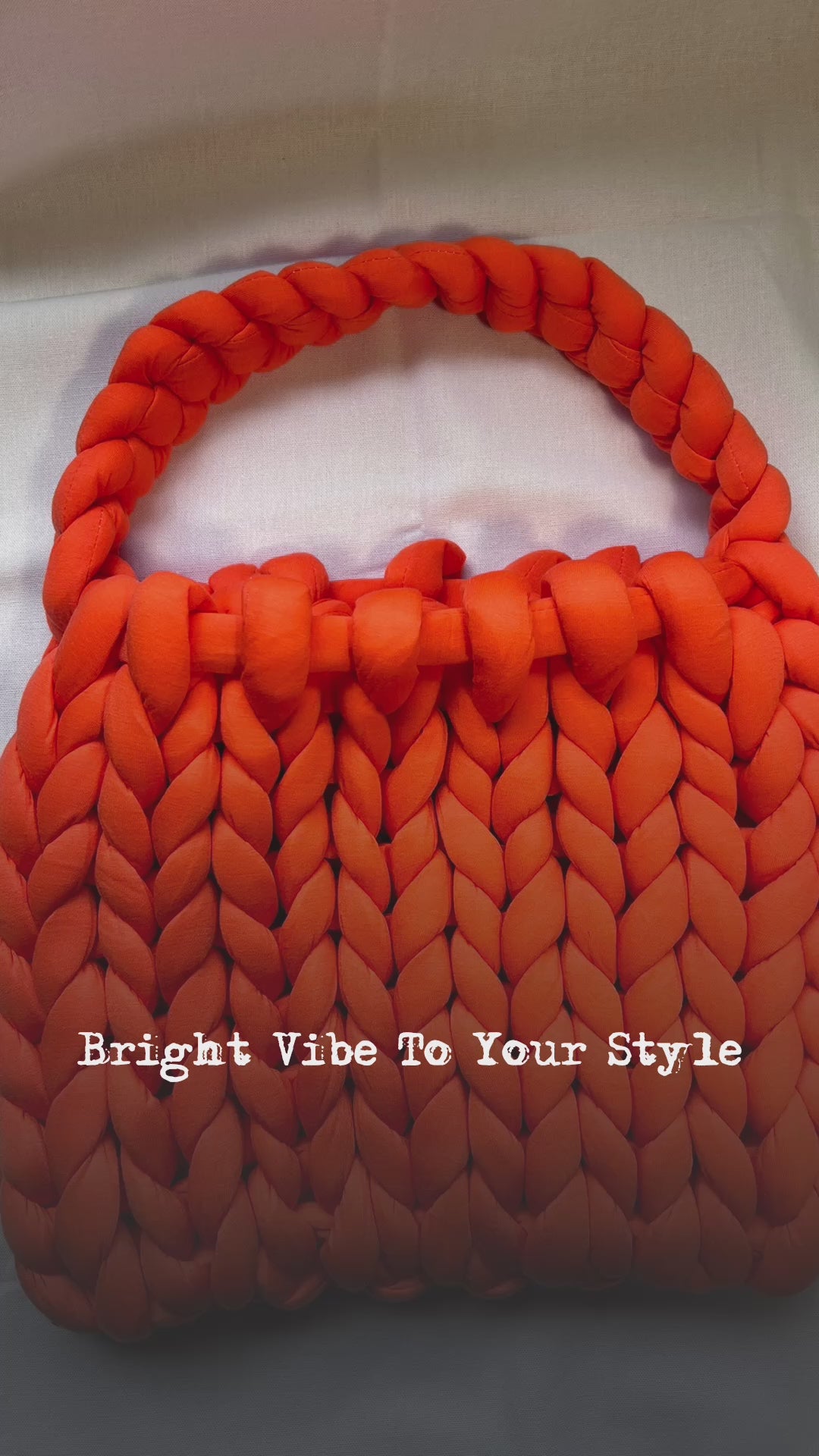 Orange Marshmallow Baggu (Fabric)