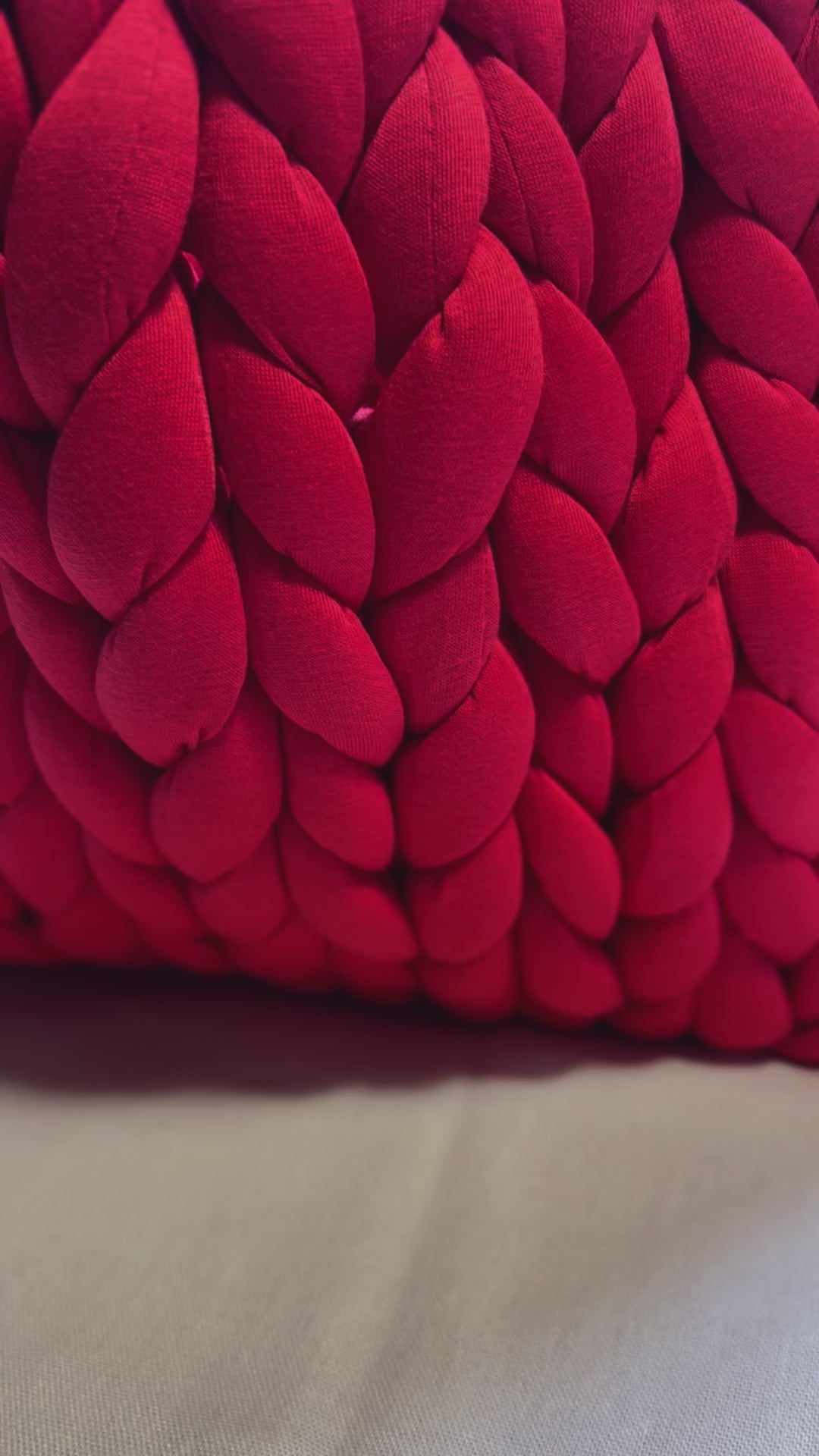 Red Marshmallow Baggu (Fabric)