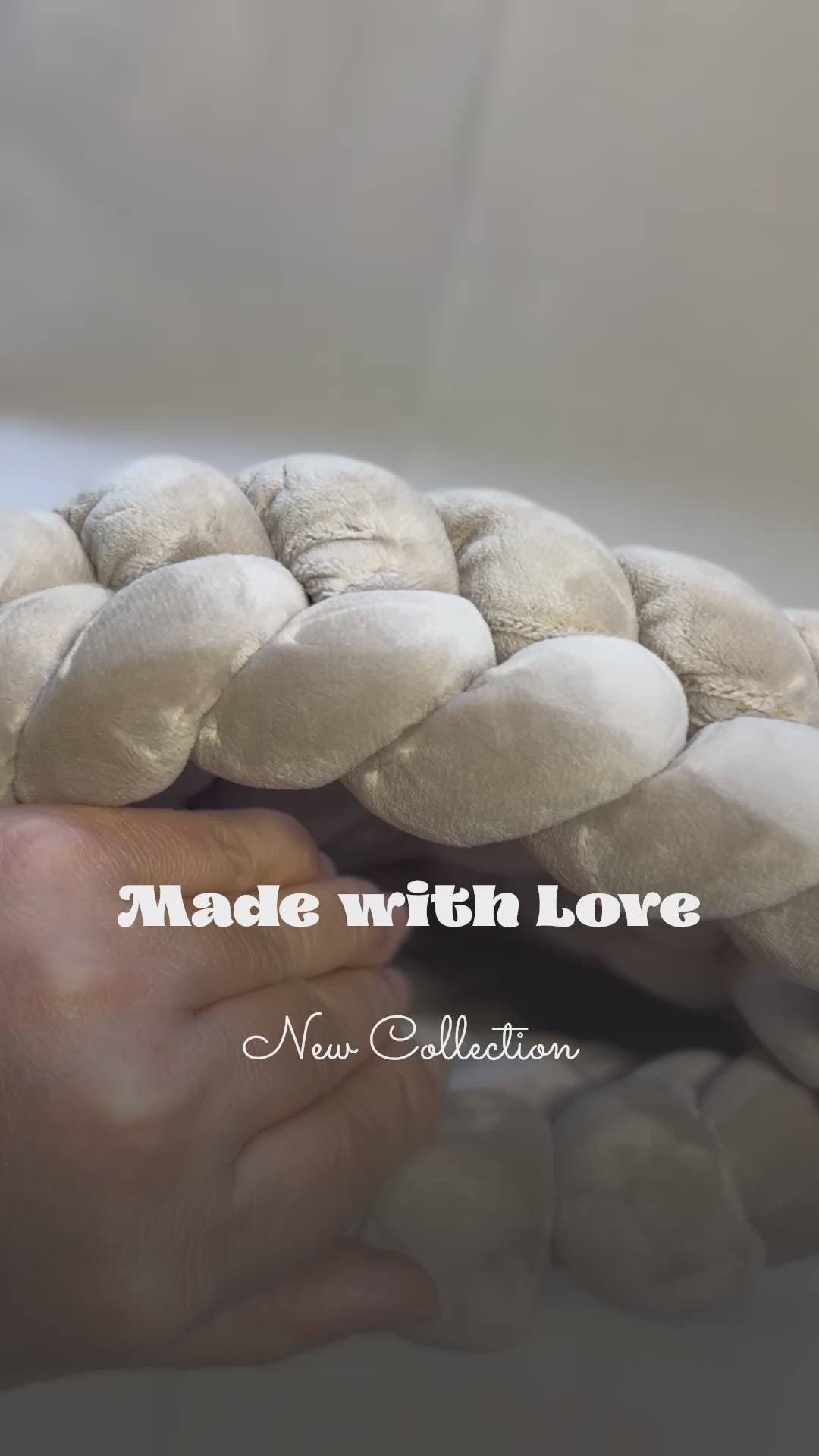 Clay Marshmallow Baggu (Velvet)