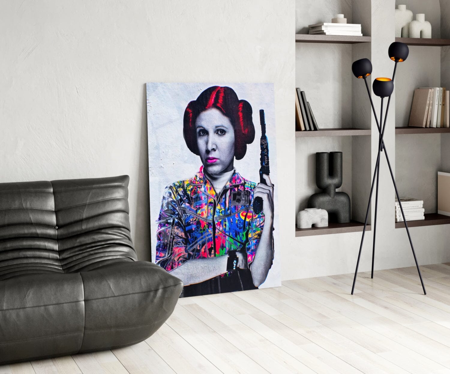 Princess Leia Glass Wall Art Wall Decoration Insigne 