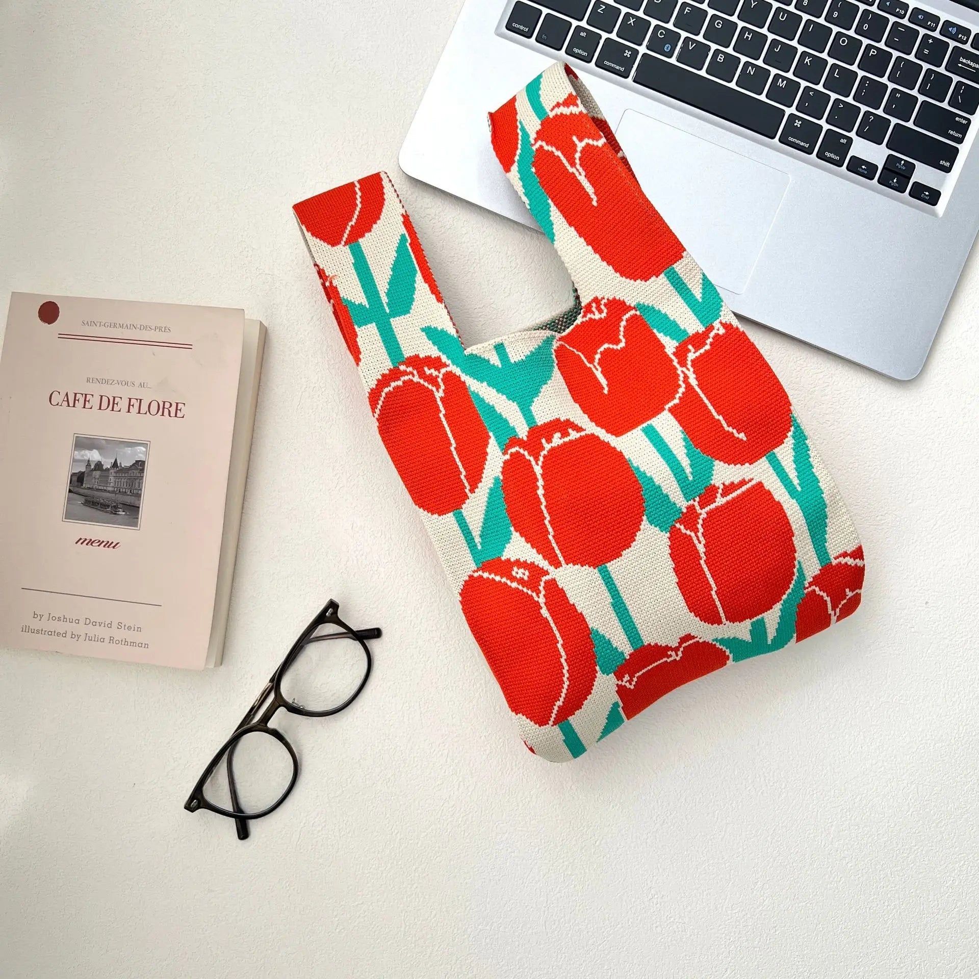 Red Tulip AustralCraft Tote Bag AustralCraft Tote Bag Great Functional Goods 