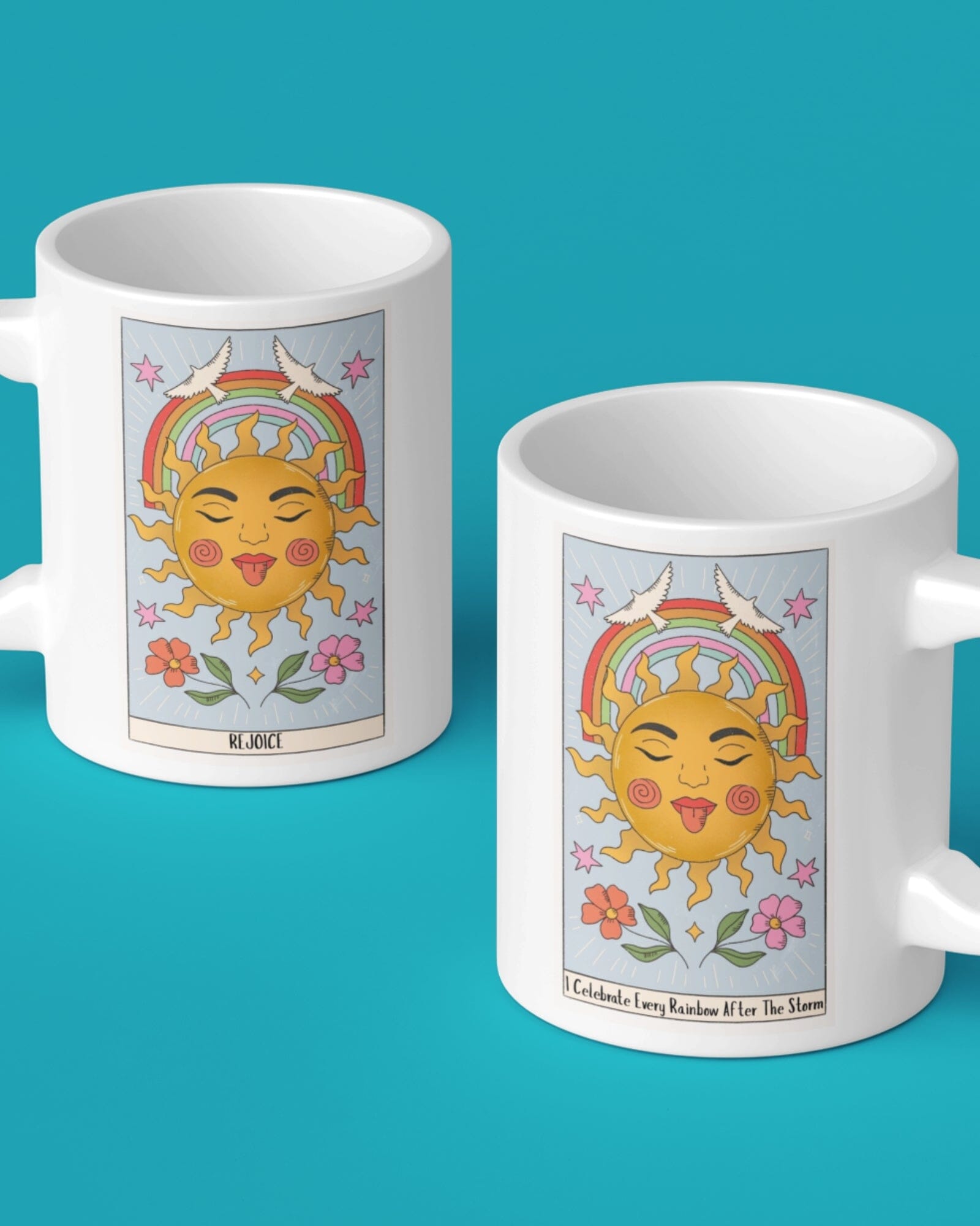 Rejoice Daily Affirmation Mug – 11oz | Positive Coffee Cup for Manifestation Daily Affirmation Mug Great Functional Goods 