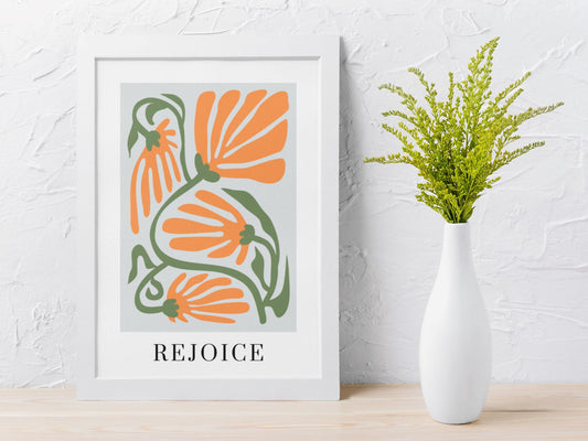 Rejoice in Bloom Art Print Wall Art Print Great Functional Goods 
