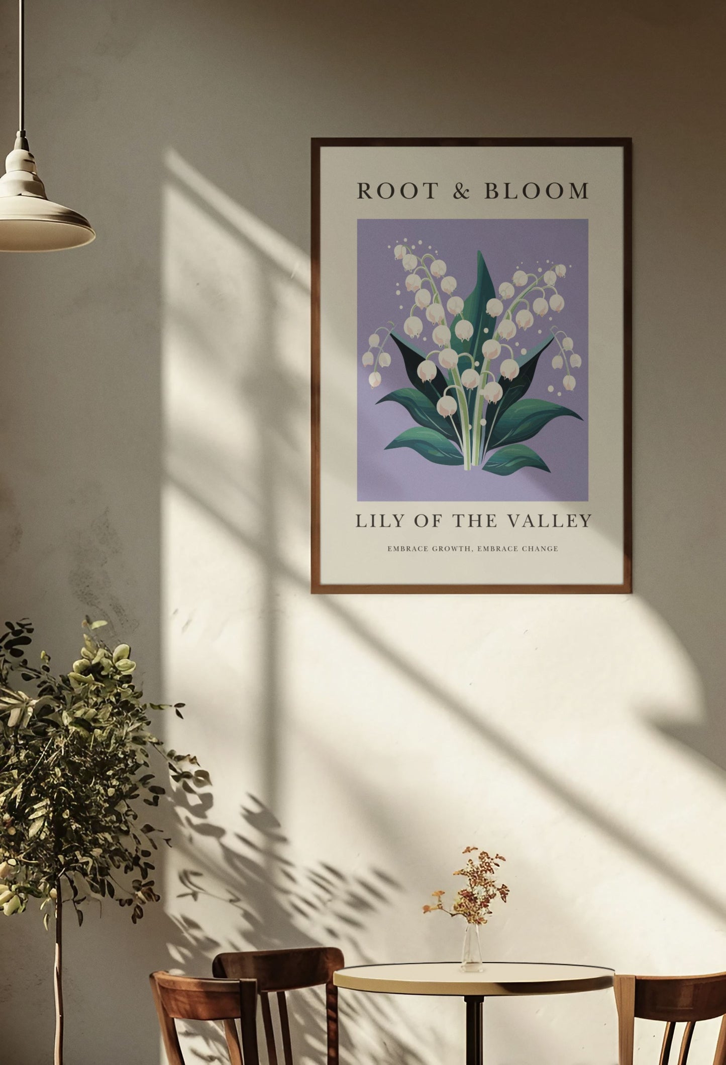 Root & Bloom - Lily of the Valley Art Print Wall Art Print Great Functional Goods Digital Download A2 Size 