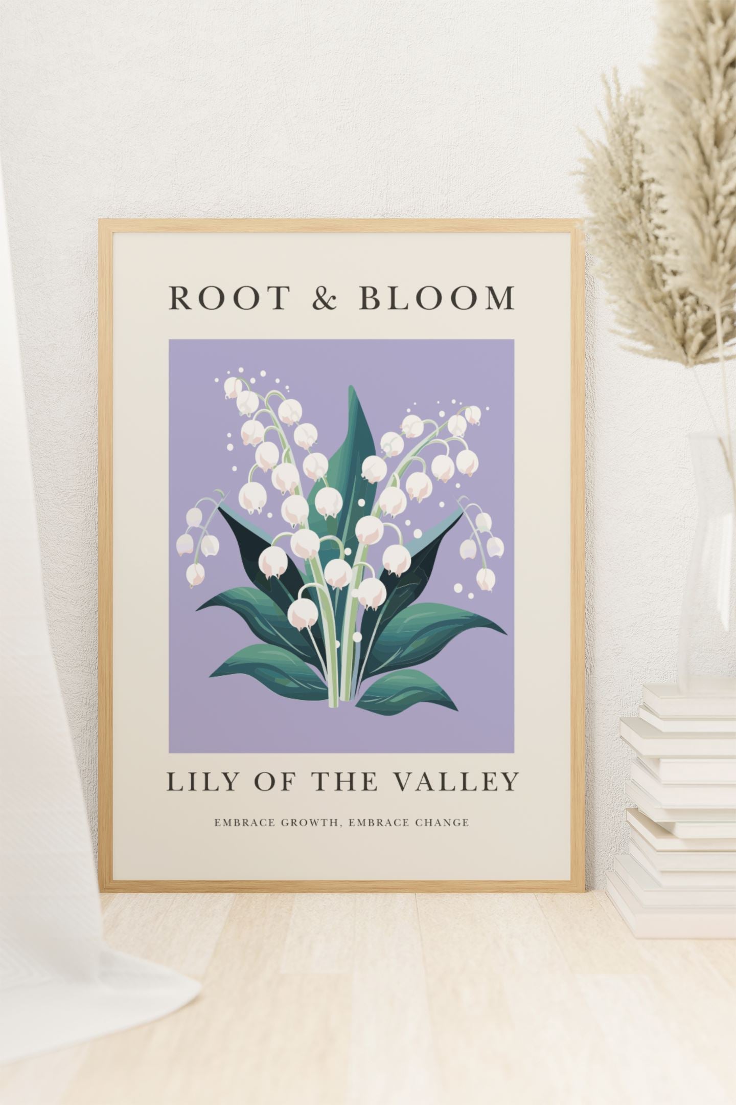 Root & Bloom - Lily of the Valley Art Print Wall Art Print Great Functional Goods Digital Download A4 Size 