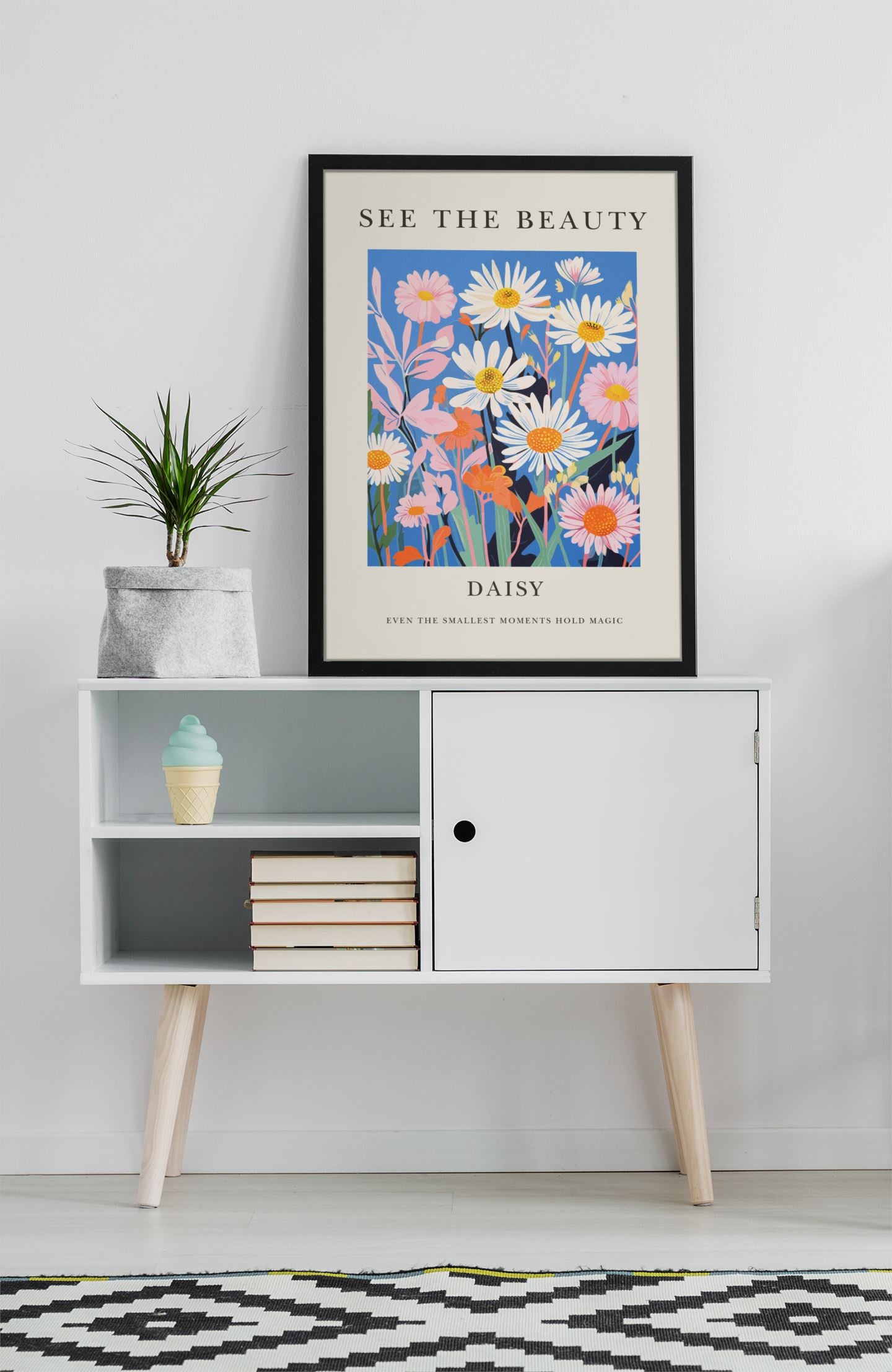 See the Beauty Daisy Art Print Wall Art Print Great Functional Goods Digital Download A3 Size 