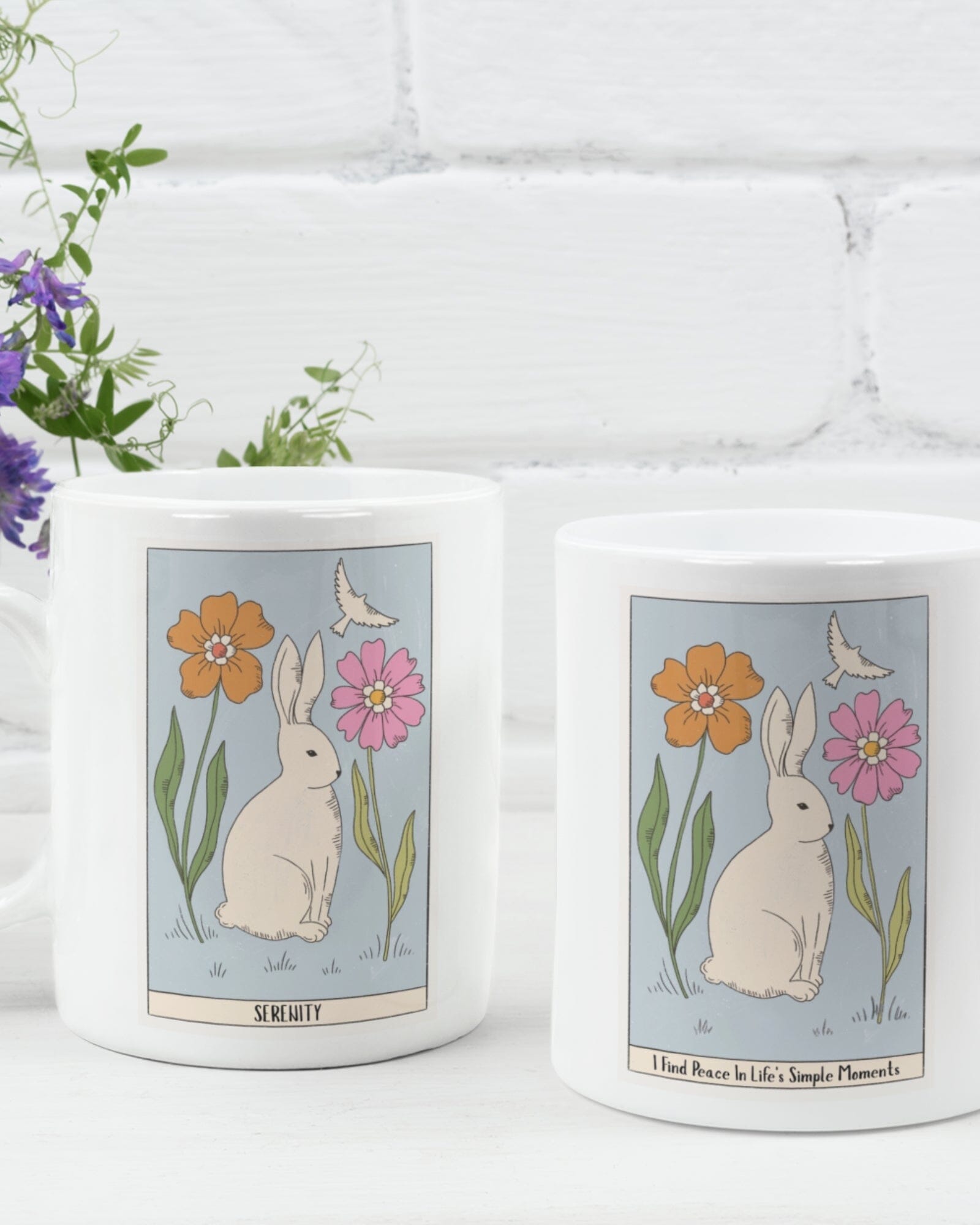 Serenity Daily Affirmation Mug – 11oz | Peaceful Coffee Cup for Manifestation Daily Affirmation Mug Great Functional Goods 