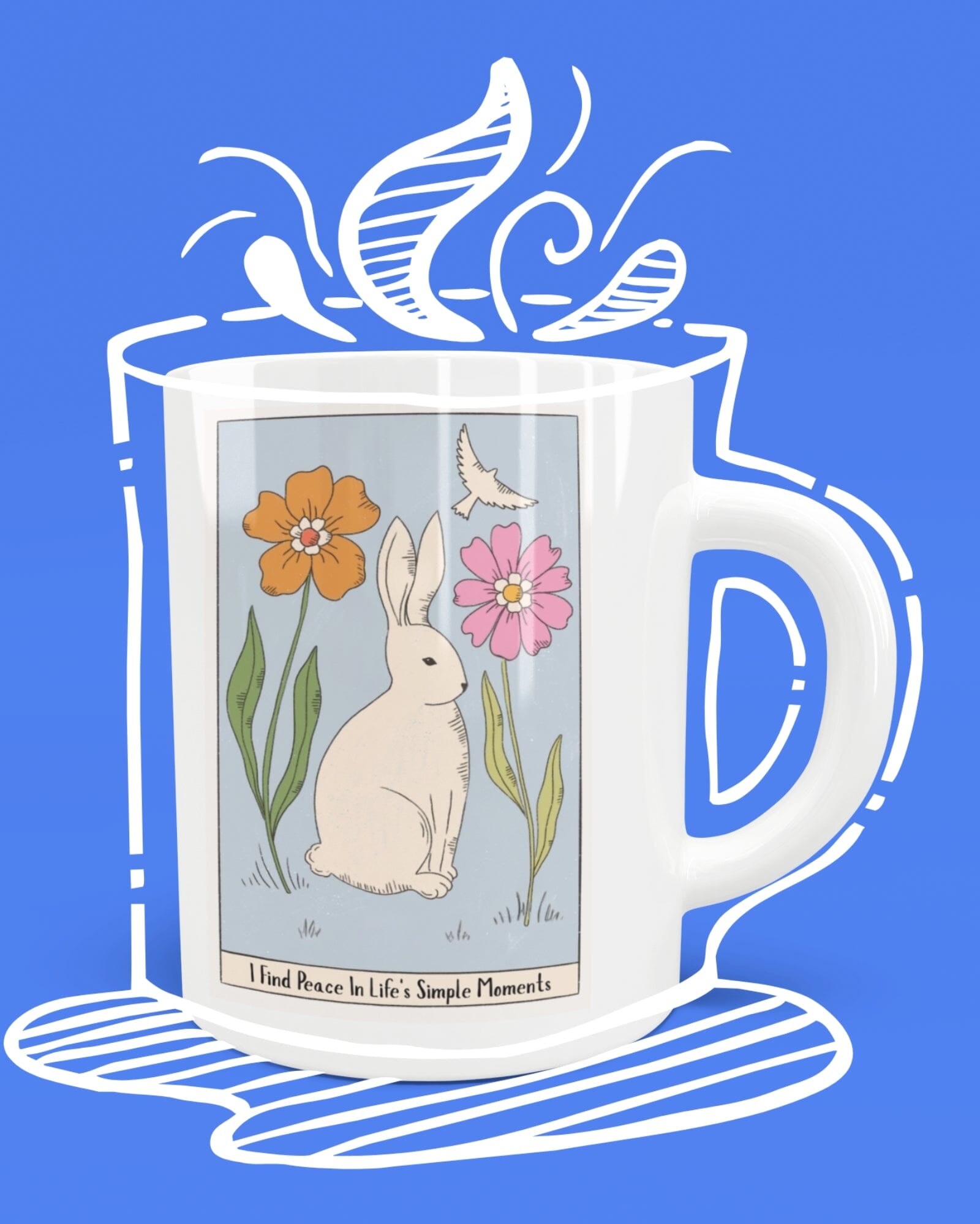 Serenity Daily Affirmation Mug – 11oz | Peaceful Coffee Cup for Manifestation Daily Affirmation Mug Great Functional Goods 