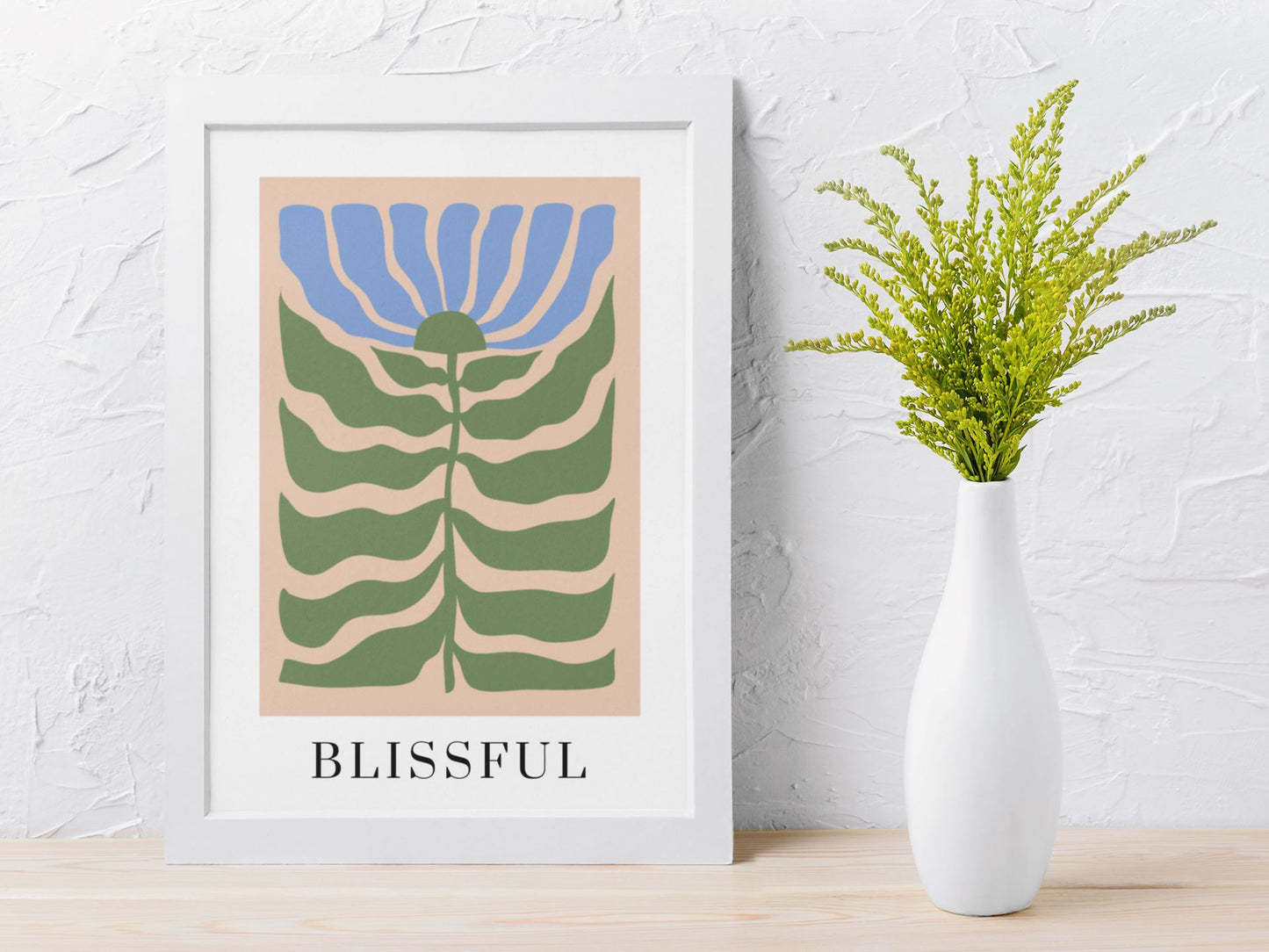 Serenity Fronds Art Print Wall Art Print Great Functional Goods 