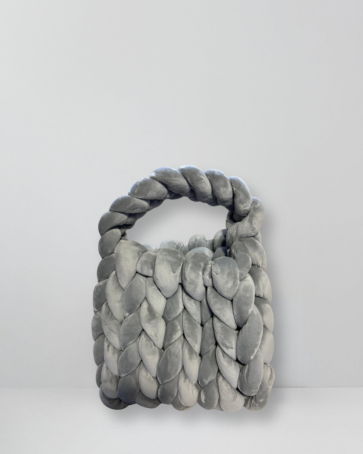 Silver Grey Marshmallow Baggu (Velvet) Marshmallow Baggu Velvet Great Functional Goods 