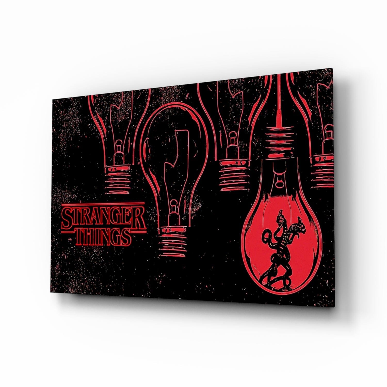 Stranger Things Poster Glass Wall Art – Great Functional Goods