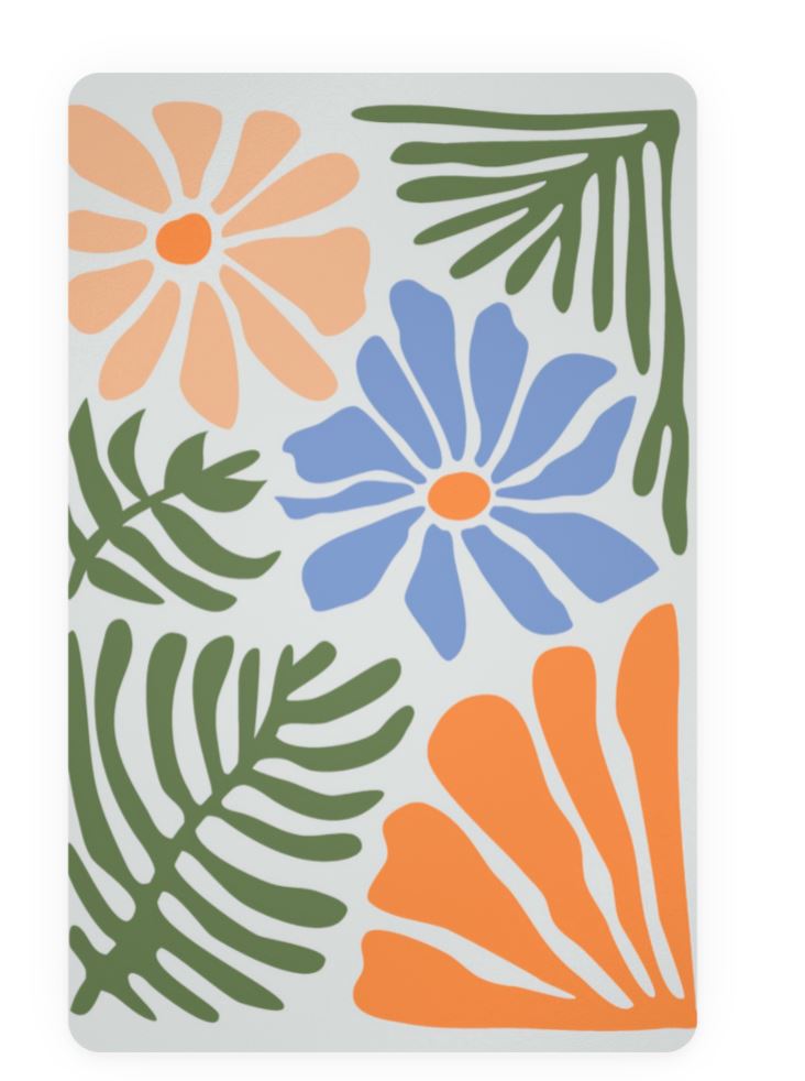 Tropical Botanique Postcard | Eco-Friendly Postcards Great Functional Goods 