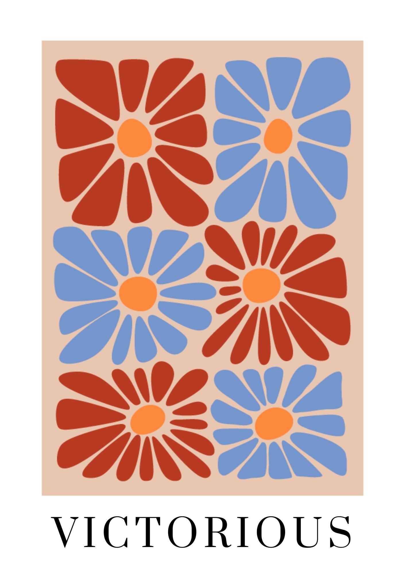 Victorious Bloom Harmony Art Print Wall Art Print Great Functional Goods 