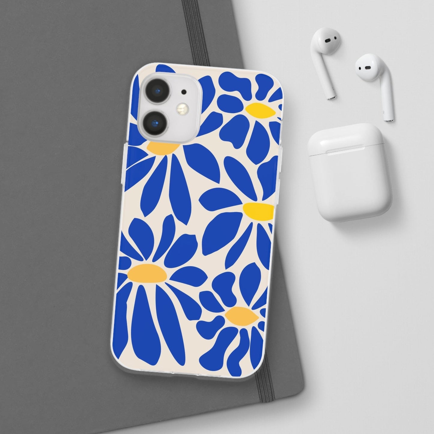 Flexi Cases Floral E Phone Case Printify 