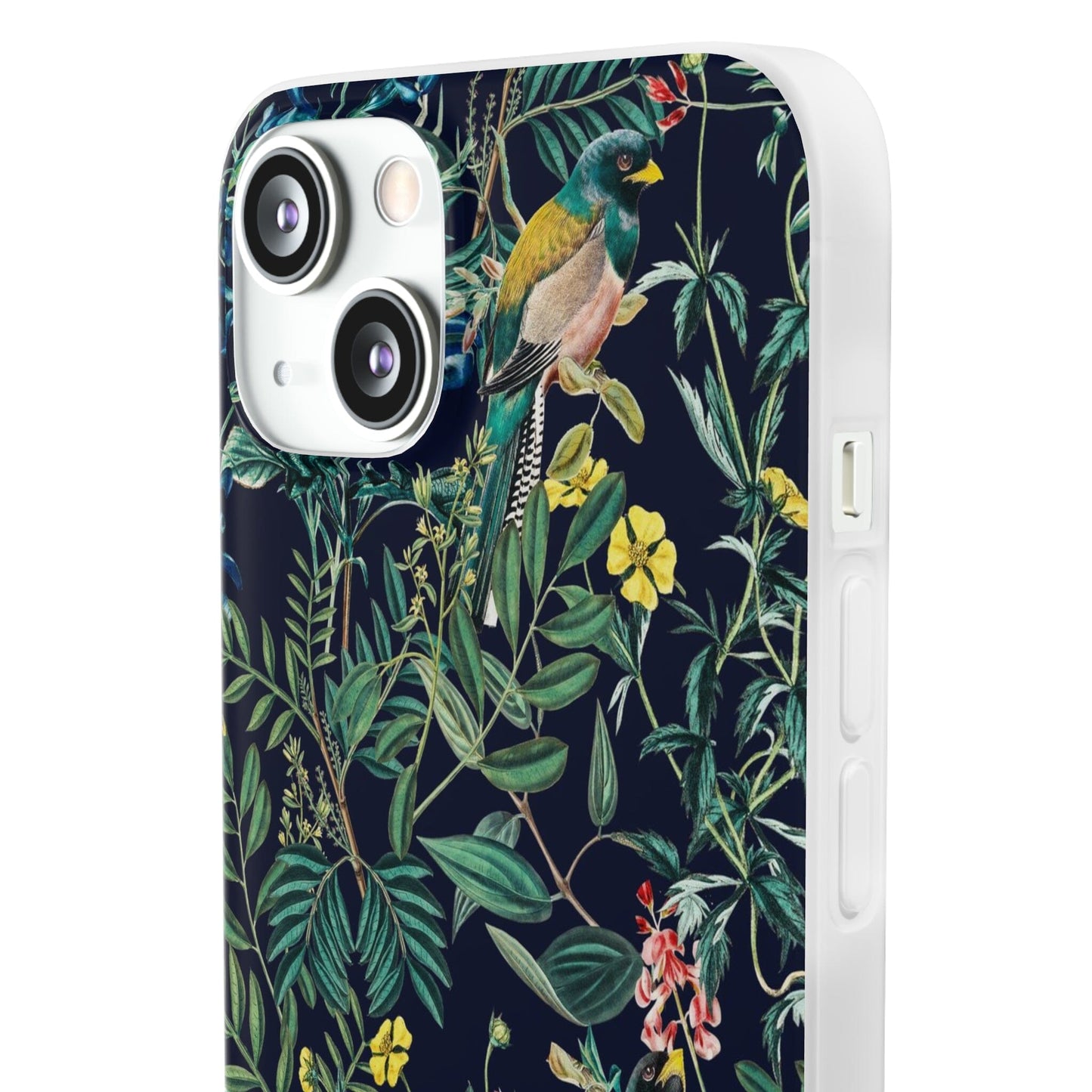 Flexi Cases Pink Bird In The Garden Phone Case Printify 