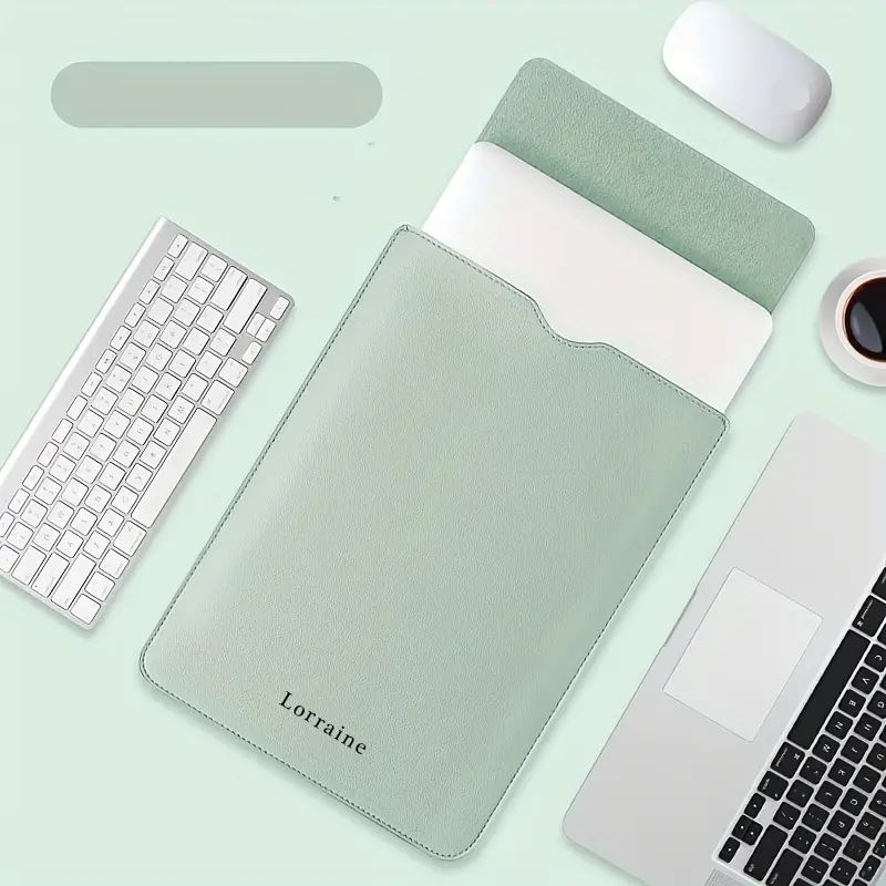 LAPTOP SLEEVES - PERSONALISED NAME INITIALS LAPTOP SLEEVES - PERSONALISED NAME INITIALS Great Functional Goods Peppermint 13-Inch 