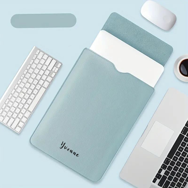 LAPTOP SLEEVES - PERSONALISED NAME INITIALS LAPTOP SLEEVES - PERSONALISED NAME INITIALS Great Functional Goods Sky Blue 13-Inch 