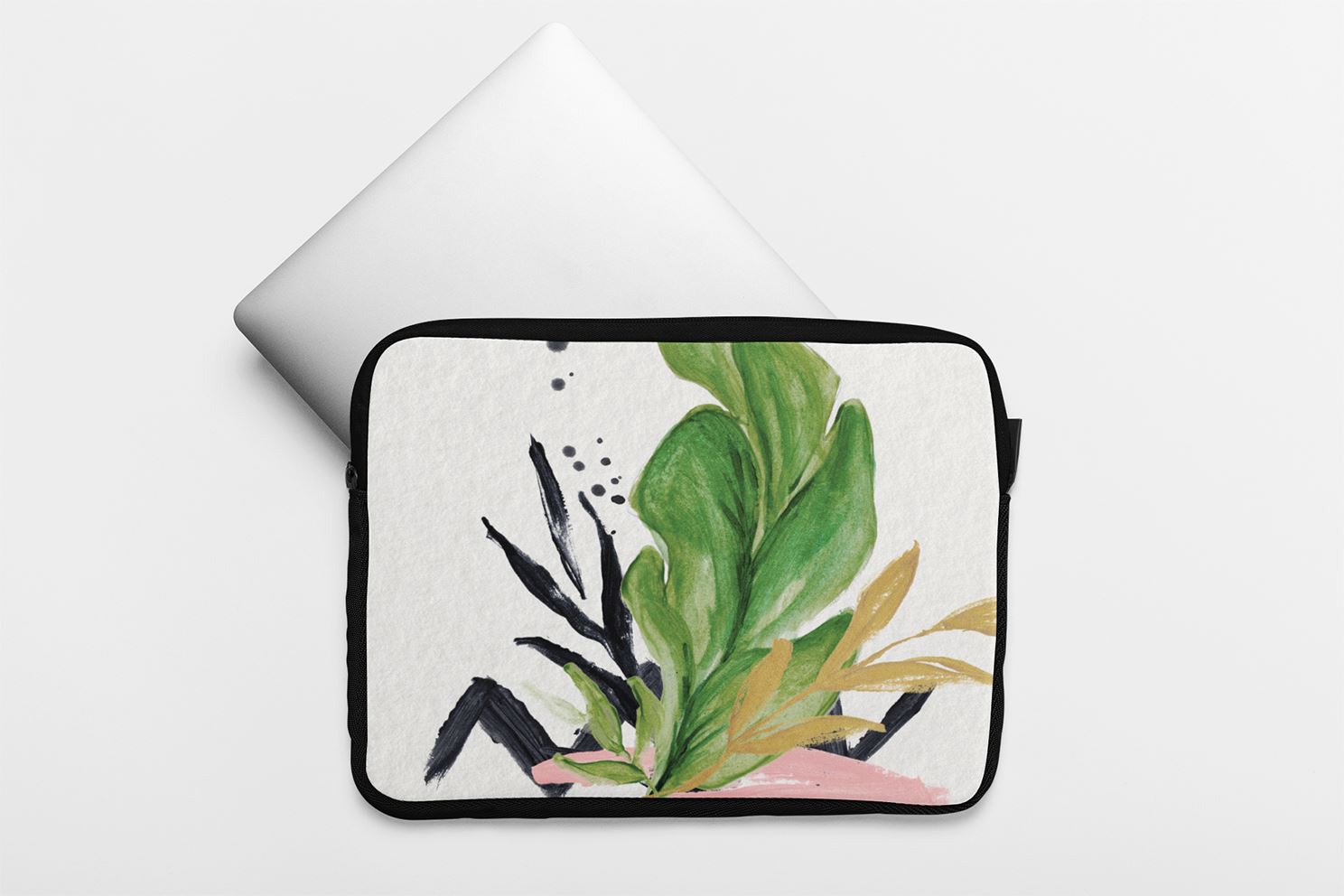 Watercolour Plant Amelia Laptop Sleeve laptop sleeve Great Functional Goods 15 in 